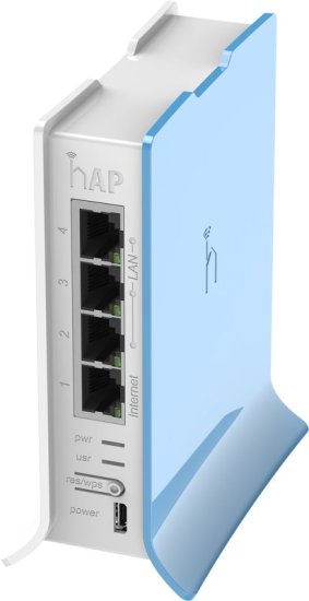 (image for) MikroTik hAP lite tower | WiFi Router | RB941-2nD-TC, 2,4GHz, 4x RJ45 100Mb/s - Click Image to Close