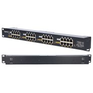 Extralink 16 Port | Gigabit PoE Injector | 16x 1000Mb/s RJ45, Rackmount 