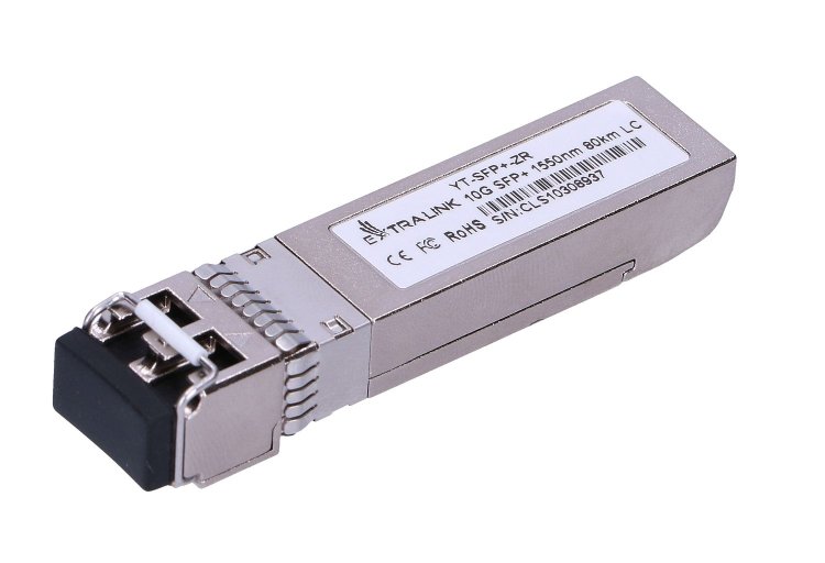 (kuva varten) Extralink SFP+ 10G | SFP+ Module | 10Gbps, LC/UPC, 1550nm, 80km, single mode, DOM - Sulje napsauttamalla kuva