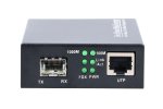 (kuva varten) Extralink Sedir | Media converter | 1x SFP, 1x RJ45 1000Mb/s, MC220 replacement