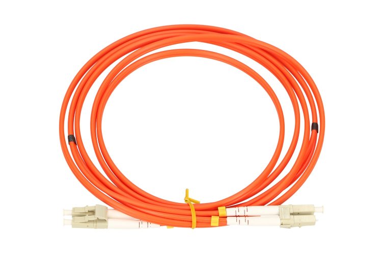 (kuva varten) Extralink LC/UPC-LC/UPC | Patchcord | Multi Mode, Duplex, 50/125um, 3mm, 2m - Sulje napsauttamalla kuva