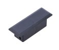 (kuva varten) Extralink | Cap | for patch panels, Black, SC Duplex