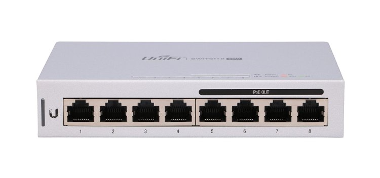 (image for) Ubiquiti US-8-60W | Switch | UniFi, 8x RJ45 1000Mb/s, 4x PoE, 60W - Click Image to Close