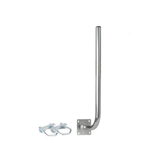 (kuva varten) Extralink L250x750 | Balcony handle | 250x750mm, with u-bolts M8, steel, galvanized