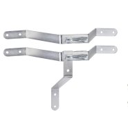 Extralink K250 | Mast mount | 250mm, with u-bolts M8, steel, galvanized