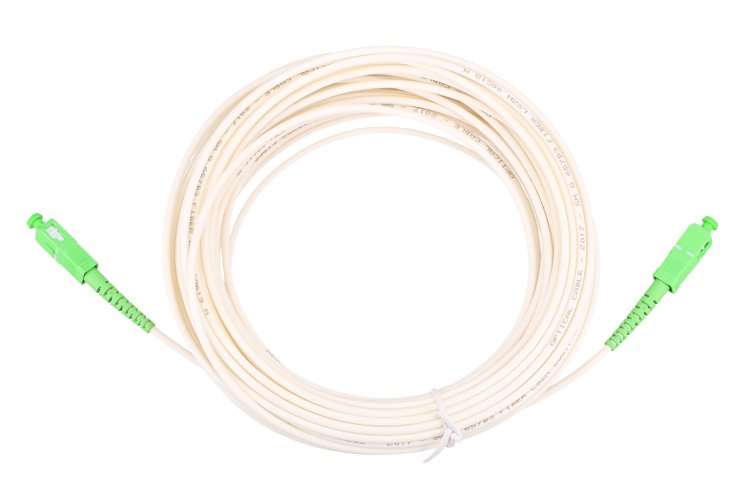 (kuva varten) Extralink SC/APC-SC/APC | Patchcord | LSZH, Single mode, Simplex, G.657B3, 3mm, Easy Flex, 25m