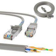 Extralink Kat.5e UTP 0.5m | LAN Patchcord | Copper twisted pair