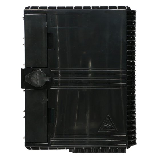 (image for) Extralink Eva | Fiber optic distribution box | 16 core, black - Click Image to Close