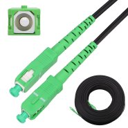 Extralink SC/APC-SC/APC Flat | Patchcord | drop, single mode, Simplex, G.657A2, 40m