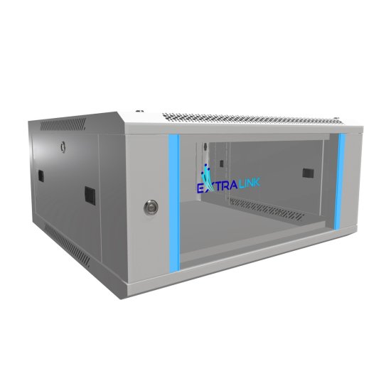 (kuva varten) Extralink 4U 600x600 Gray | Rackmount cabinet | wall mounted