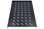 (kuva varten) Extralink 1U 750mm Black | Fixed shelf | 19", 752 x 472mm, for 1000mm depth cabinets