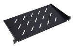 (kuva varten) Extralink 1U 250mm Black | Shelf | 19", for wall cabinets