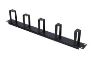 Extralink | Cable organizer | 1U, black