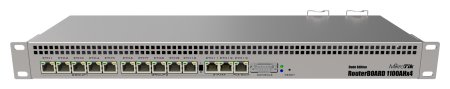 (image for) MikroTik RB1100AHx4 | Router | 13x RJ45 1000Mb/s, 1x microSD, 2x SATA 3, 2x M.2