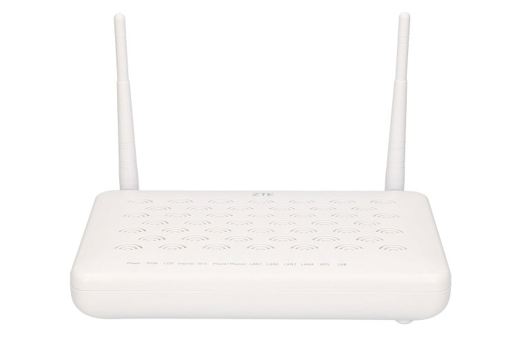 (kuva varten) ZTE ZXHN F660 | ONT | WiFi, 1x GPON, 4x RJ45 1000Mb/s, 2x POTS, 1x USB - Sulje napsauttamalla kuva