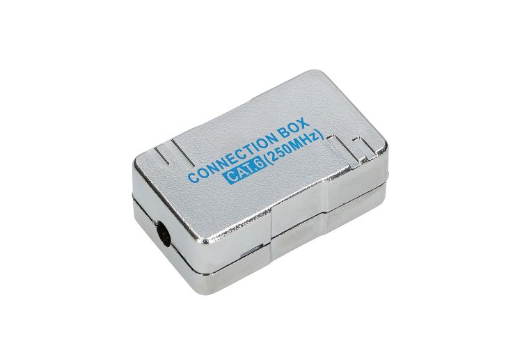 (kuva varten) Extralink CAT6 STP | Connection box | silver - Sulje napsauttamalla kuva