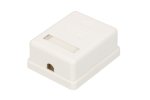 (image for) Extralink | Wall mount outlet | 1x RJ45 KAT5E UTP