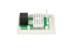 (kuva varten) Extralink | Wall mount outlet | 1x RJ45 KAT5E UTP