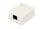 Extralink | Wall mount outlet | 1x RJ45 KAT5E UTP