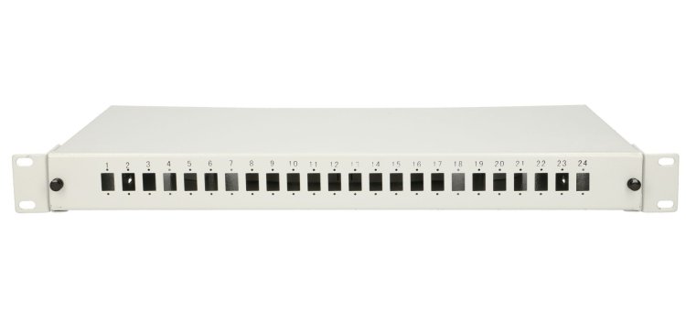 (kuva varten) Extralink 24 Core V2 | Patch panel | 24 port, white