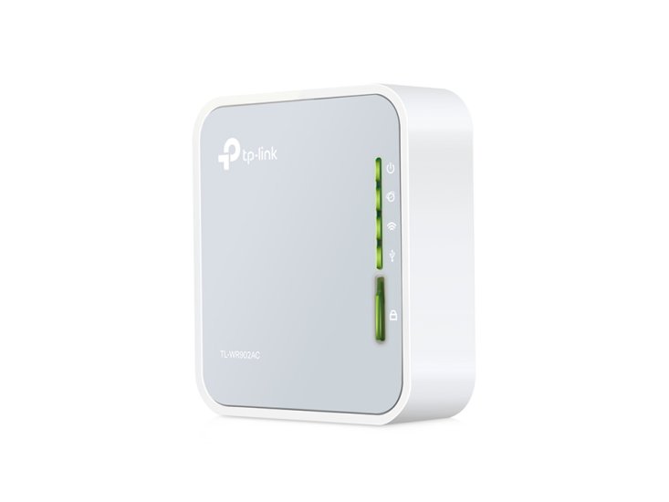 (kuva varten) TP-Link TL-WR902AC | WiFi Router | 2,4GHz, 5GHz, AC750, 1x RJ45 100Mb/s, 1x USB - Sulje napsauttamalla kuva