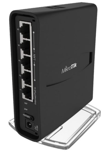 (kuva varten) MikroTik hAP ac2 tower | WiFi Router | RBD52G-5HacD2HnD-TC, Dual Band, 5x RJ45 1000Mb/s, 1x USB - Sulje napsauttamalla kuva