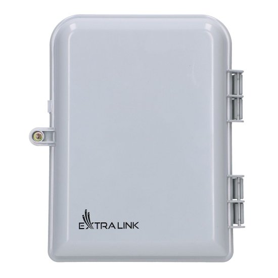 (image for) Extralink Emma V2 | Fiber optic terminal box | 16 core, white, min-span - Click Image to Close