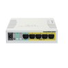 (image for) MikroTik RB260GSP | Switch | CSS106-1G-4P-1S, 5x RJ45 1000Mb/s, 1x SFP, 4x Passive PoE