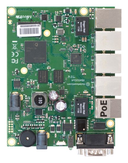 (kuva varten) MikroTik RB450GX4 | Router | 5x RJ45 1000Mb/s, 1x microSD