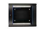 (image for) Extralink 12U 600x600 AZH Black | Rackmount cabinet | wall mounted, swing type