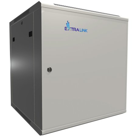 (image for) Extralink 12U 600x600 ASP Gray | Rackmount cabinet | wall mounted, metal door