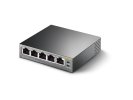 (kuva varten) TP-Link TL-SG1005P | Switch | 5x RJ45 1000Mb/s, 4x PoE, Desktop