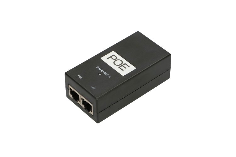 (kuva varten) Extralink POE-24-12W | PoE Power supply | 24V, 0,5A, 12W, AC cable included