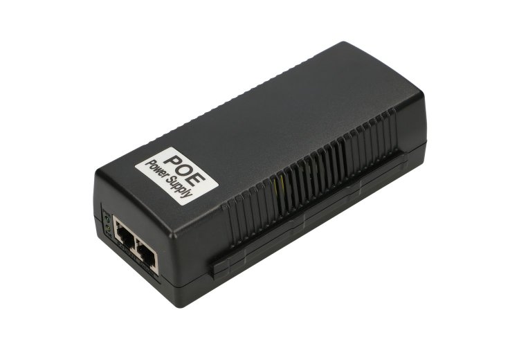 (image for) Extralink POE-48-48W | PoE Power Adapter | 48V,1A, 48W, Gigabit - Click Image to Close