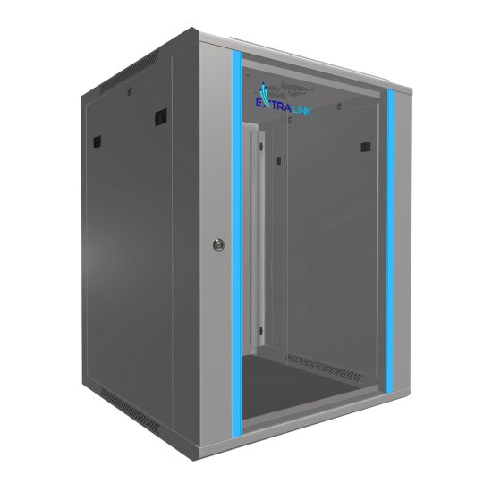 (image for) Extralink 15U 600x600 Gray | Rackmount cabinet | wall mounted - Click Image to Close