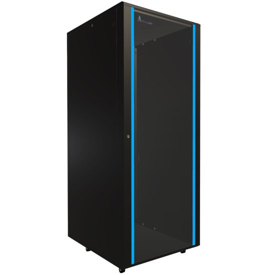 (kuva varten) Extralink 42U 800x1000 Black | Rackmount cabinet | standing - Sulje napsauttamalla kuva