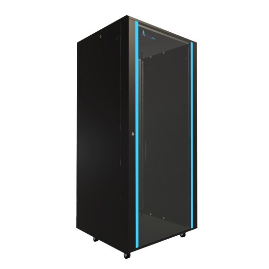 (kuva varten) Extralink 37U 800x800 Black | Rackmount cabinet | standing