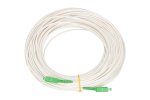 (kuva varten) Extralink SC/APC-SC/APC | Patchcord | LSZH, Single mode, Simplex, G.657A1, 3mm, 30m, white