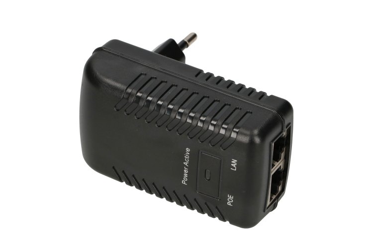 (image for) Extralink POE-12-12W | PoE Power supply | 12V, 1A, 12W, wall plug - Click Image to Close