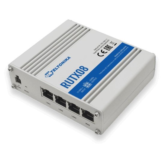 (image for) Teltonika RUTX08 | Industrial router | 1x WAN, 3x LAN 1000 Mb/s, VPN - Click Image to Close