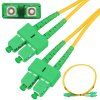 Extralink SC/APC-SC/APC | Patchcord | Single Mode, Duplex, 9/125, 2mm, 1m Extralink SC/APC-SC/APC | Patchcord | Single Mode, Duplex, 9/125, 2mm, 1m