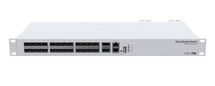 (image for) MikroTik CRS326-24S+2Q+RM | Switch | 24x SFP+, 2x QSFP, 1x RJ45 100Mb/s - Click Image to Close