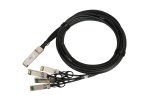 (kuva varten) Extralink QSFP+ DAC | QSFP+ Cable | DAC, 40Gbps to 4x 10Gbps 3m, 30AWG