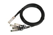 Extralink QSFP+ DAC | QSFP+ Cable | DAC, 40Gbps to 4x 10Gbps 3m, 30AWG