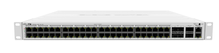 (image for) MikroTik CRS354-48P-4S+2Q+RM | Switch | 48x RJ45 1000Mb/s, 4x SFP+, 2x QSFP - Click Image to Close