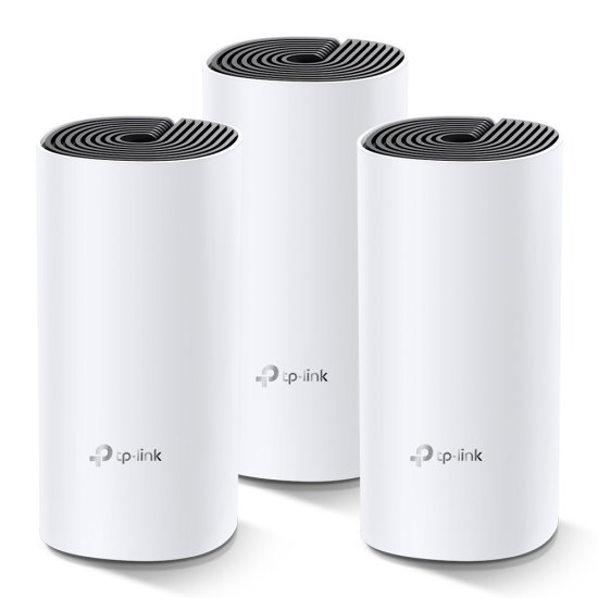 (image for) TP-Link Deco M4 3-Pack | WiFi Router | MU-MIMO, AC1200, Dual Band, Mesh, 4x RJ45 1000Mb/s - Click Image to Close