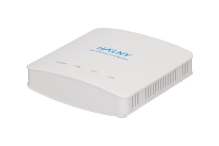 (kuva varten) HALNy HL-1GE | ONT | GPON ONT B+ SC/APC, 1x RJ45 1000Mb/s, Bridge (SFU) and Router/NAT (HGU) mode