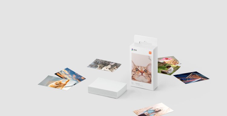 (kuva varten) Xiaomi Mi Portable Photo Printer Paper | Photo Paper | 20 pcs, 2x3 Inch - Sulje napsauttamalla kuva