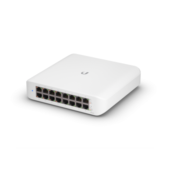 (kuva varten) Ubiquiti USW-LITE-16-POE | Switch | UniFi Gen2, 16x RJ45 1000Mb/s, 8x PoE+, 45W - Sulje napsauttamalla kuva