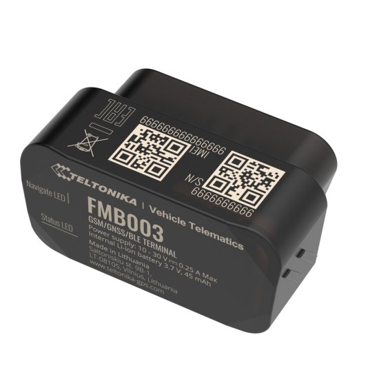 (kuva varten) Teltonika FMB003 | GPS Tracker | OBDII Port, GNSS, GSM, Bluetooth 4.0